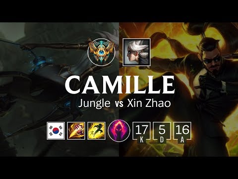Camille Jungle vs Xin Zhao - KR Challenger Patch 8.23