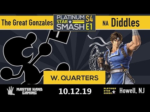 PSS S4:E1 - The Great Gonzales (Game & Watch) Vs. NA | Diddles (Richter) - W Quarterfinals