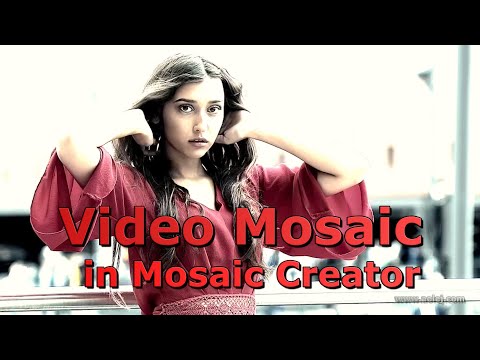 Video mosaic created with Mosaic Creator