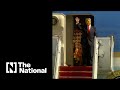 Donald Trump and family land in Florida