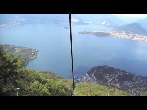 Laveno Mombello Bucket lift Lake Maggiore Italy
