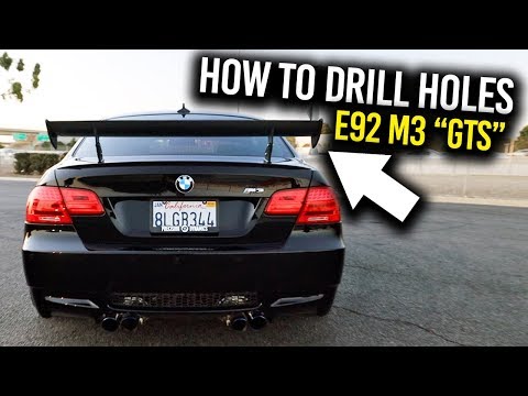 How to install a GTS wing (E92 M3)