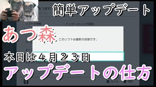 【あつ森】無料アップデートの仕方《あつまれどうぶつの森》【方法/やり方】