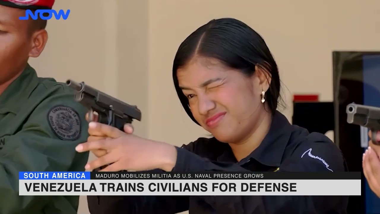 Venezuela Mobilizes Civilians for National Defense Amidst U.S. Naval Presence and Rising Tensions