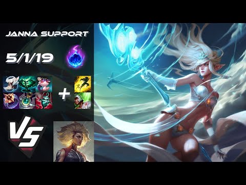 SUPPORT Janna vs Rell - EU Grandmaster Patch 14.24