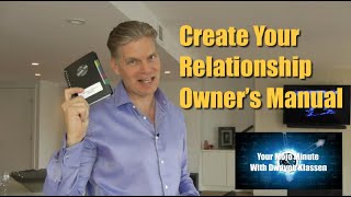 Create Your Relationship Owner's Manual