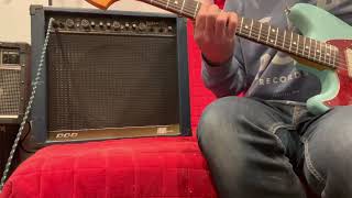 Video thumbnail for 1997 DOD Juice It Solid State Amplifier w Chorus Reverb Distortion Blue Tolex USA Made Amp by johnnyangel69