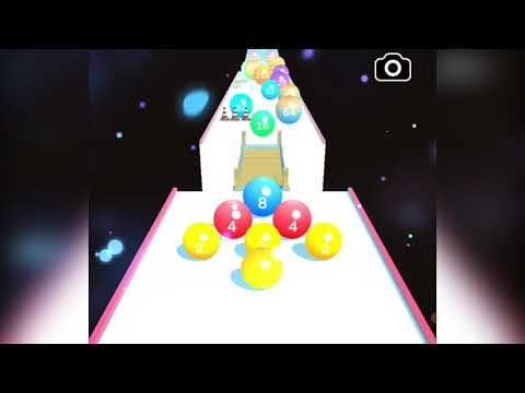 Color Bump Ball 2048 - 3D Merge Run