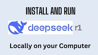 Install DeepSeek R1 Locally in 3 minutes | AI