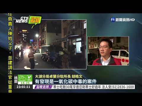 母子一氧化碳中毒 魂斷冬至夜