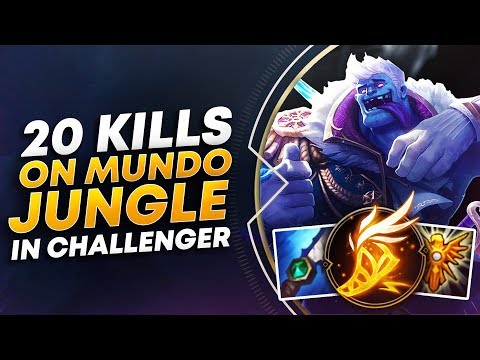 20 KILLS ON MUNDO JUNGLE IN CHALLENGER!! | League of Legends