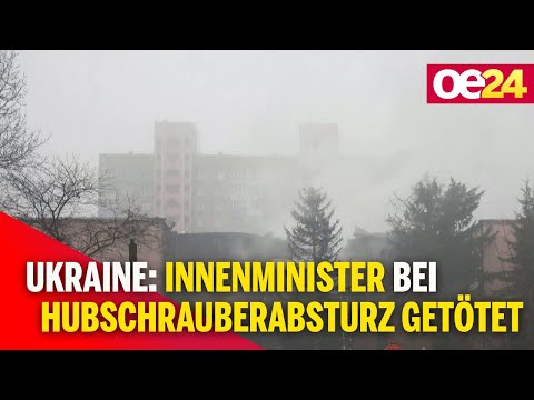Ukraine: Innenminister bei Hubschrauberabsturz getötet