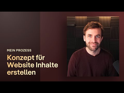 Ein Konzept für Website Inhalte erstellen – wie gehe ich vor?