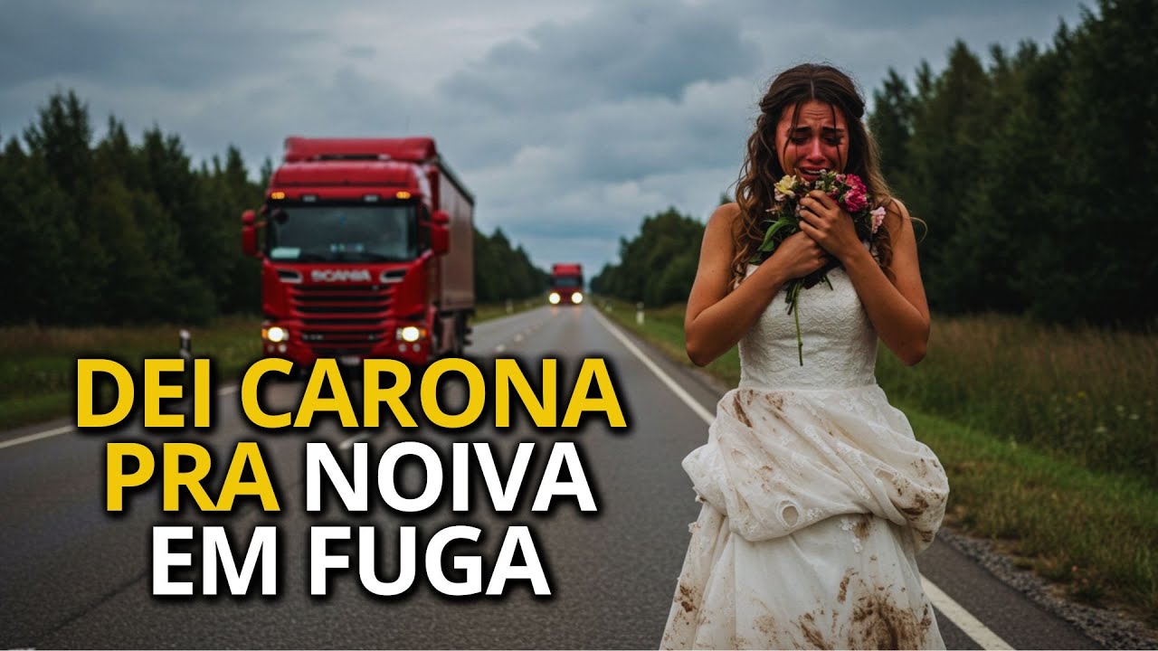 Caminhoneiro Solitário na Estrada Encontra Noiva em Fuga |História Impressionante| #historiasdevida