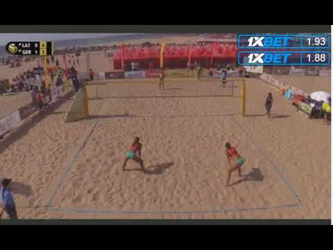 Tina Graudina/Anastasija Kravcenoka vs. Kim Behrens/Sandra Ittlinger - beach volleyball