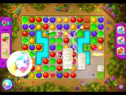 GardenScapes Level 2930 no boosters (15 moves)