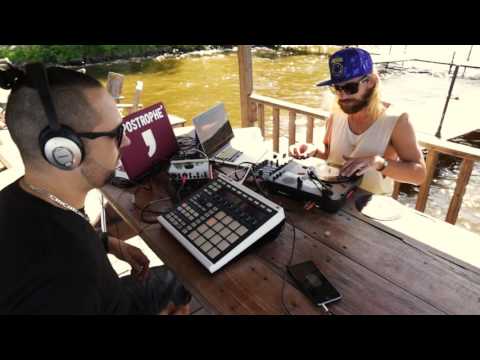 Outdoor Session : Maschine Live BeatMaking by ApoStrophe' / DJ Strategik