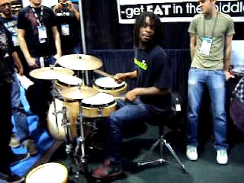 Thomas Pridgen NAMM 2010