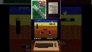 DIG DUG from 1982 on a C64