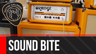 Video thumbnail for Orange TH30 Twin Channel Head with PPC212 120watt Cab by Guitar Galleries