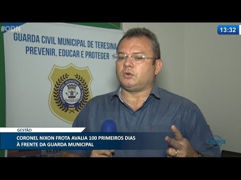 Coronel Nixon Frota avalia 100 primeiros dias í  frente da Guarda Municipal 19 04 2021