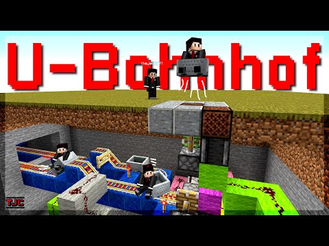 NEXT LEVEL BAHNHOF mit ZUG-KATAPULT | Tutorial [LEICHT] | Redstone erklären
