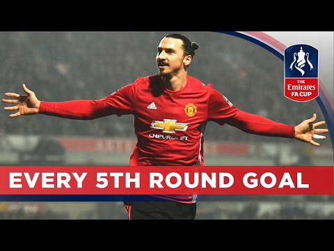 Every 5th Round Goal - Emirates FA Cup 2016/17 | Official Highlights