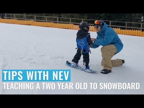 Cноуборд How To Teach A Two Year Old To Snowboard