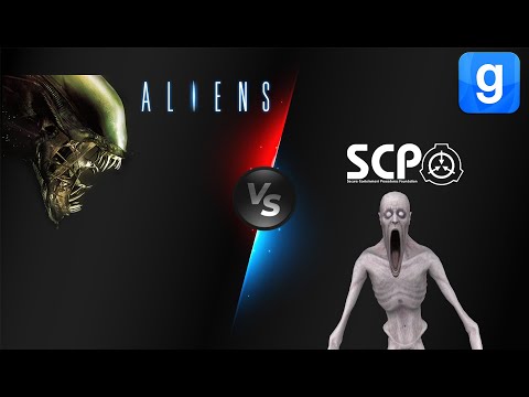 Aliens Xenomorph VS SCP096 SNPC Fight Garry's Mod