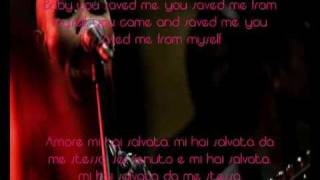 You saved me - Skunk Anansie - Lyrics+Italian Translation