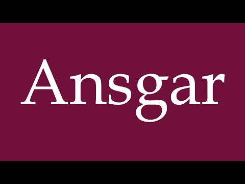 How to Pronounce ''Ansgar'' Correctly in German