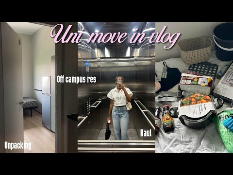 WITS University move in vlog | Luxury off campus res, hauls, unpacking and organising