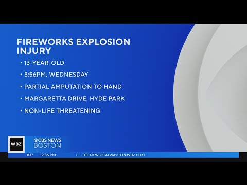 13-year-old loses part of hand in Hyde Park fireworks explosion
