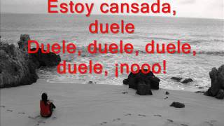 Duele. Malú. Lyrics.wmv