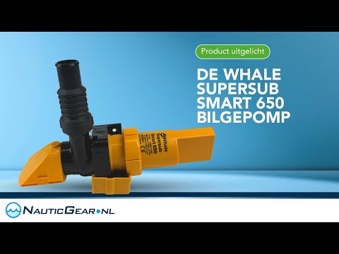 Bilge pump. The Whale Supersub smart 650, the solution for a narrow bilge!