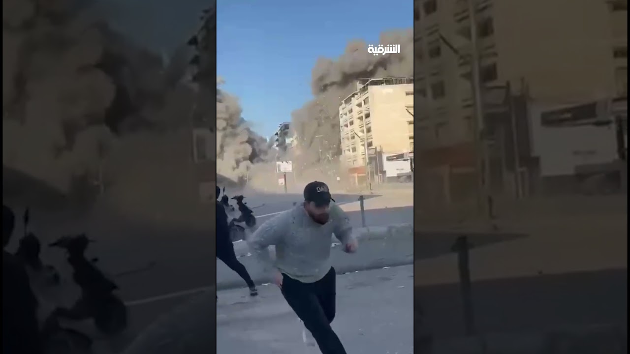 فيديو | لحظة استهداف مبنى في مدينة صورجنوبي لبنان