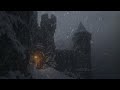 10 Hours Of Eerie Dark Winter Castle Vibes For Fast Deep Relaxing Sleep Howling Blizzard Sounds