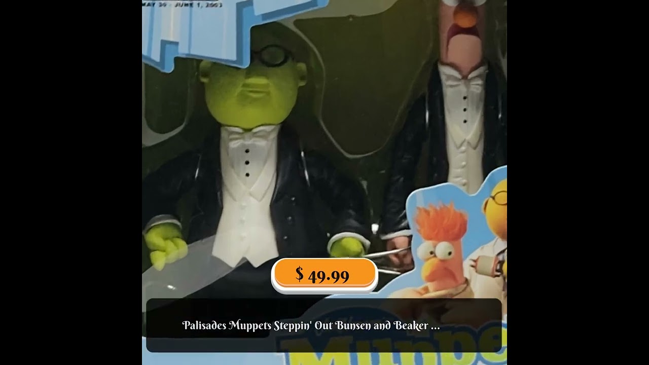 Palisades Muppets Steppin' Out Bunsen and Beaker Wizard World East 2003 Exclusive Collectible