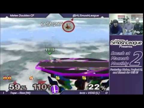 Smash at Macnarb 2 - Grand Finals - Tope + Rice vs. brzz + V01D - Melee