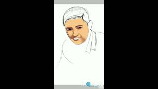 preview picture of video 'Mr Mahesh babu painting.  Android Ibispaint x'