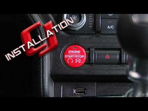 2015-2017 Mustang Ford Performance Red GT350/GT350R Push Button Start/Stop Kit Installation