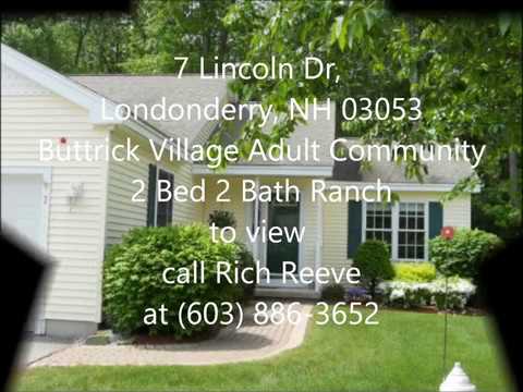 7 Lincoln Dr Londonderry NH 03053 | Attached Condo for Sale Buttrick Village Adult Community