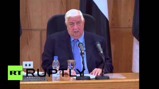 Syria: Govt. delegation won't repeat 'faults' of last peace talks - FM Muallem