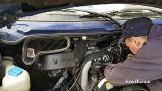 Как быстро определить причину дымления: турбина или двигатель, Volkswagen LT II 2.5d, ACV
