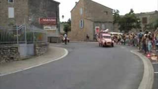 preview picture of video 'Tour de France 2008  ( Stage 12 )~ Villeneuve les Corbieres'