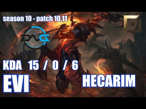 【韓国サーバー/GM】DFM EVI へカリム(Hecarim) VS HLE CuVee モルデカイザー(Mordekaizer) TOP - Patch10.11 KR Ranked【LoL】