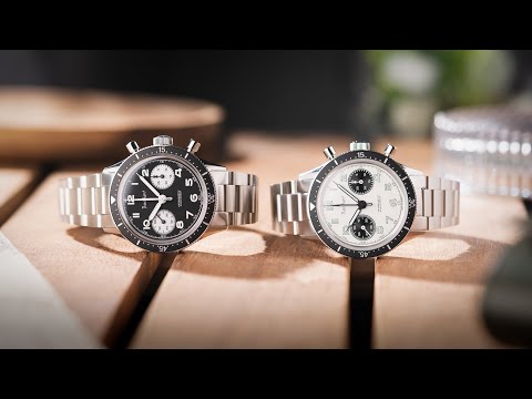 Hands-On: The New Hanhart 415 ES Panda And Reverse Panda Chronographs