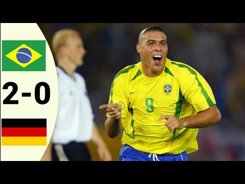 Germany vs Brazil 2-0 World Cup Final-2002- Excellent Higlights and goals HD