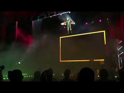 Las Vegas, the Flamingo hotel, Piff the magic dragon show, opening