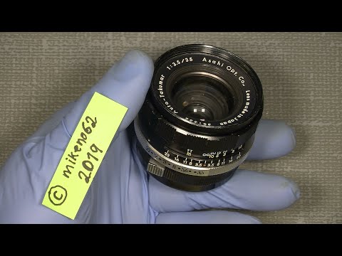 Re-grease with LIQUI-MOLY  LM47 MoS2 in Auto Takumar 1:3.5 / 35  (this is a test)